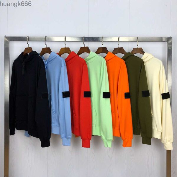 

designer toney mens hoodies island jumper 2021fw women stones street hooded sweatshirts, Black