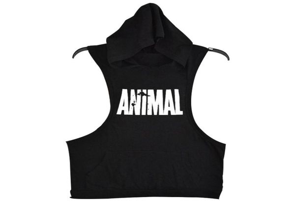 

oneck men cotton hoodie sweatshirts fitness clothes bodybuilding tank men sleeveless tees shirt golds stringer vest h 156598939, White;black