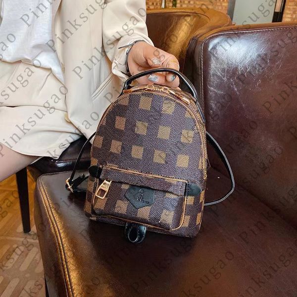 

pink sugao backpack tote bag shoulder bag fashion large capacity pu leather shopping bag purse backpack for school girl book bag changchen-2