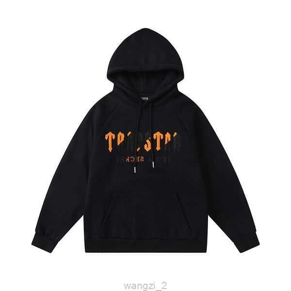

printed trapstar sportswear new men's hoodies fashion designer hoodie sweatshirt jogging luxurious tracksuit winter sweatshirts size rr, Black