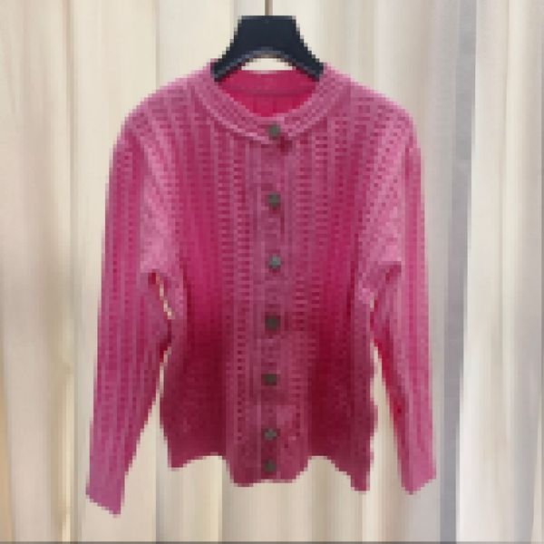 

2023 purple/red/pink solid print women's cardigan brand same style women's sweaters dh013, White;black