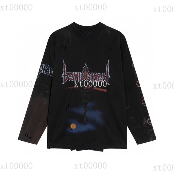 

22ss designer letter printed t shirts tee sweatshirt fashion high street short sleeves summer casual t-shirt breathable men women crew neck, Black;brown