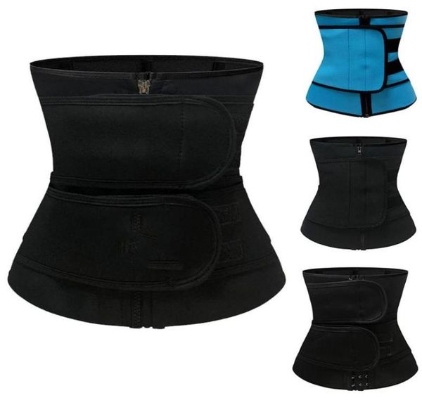 

women039s shapers waist trainer neoprene body shaper belly control belt sauna slimming strap fitness sweat shapewear for7349867, Black;white
