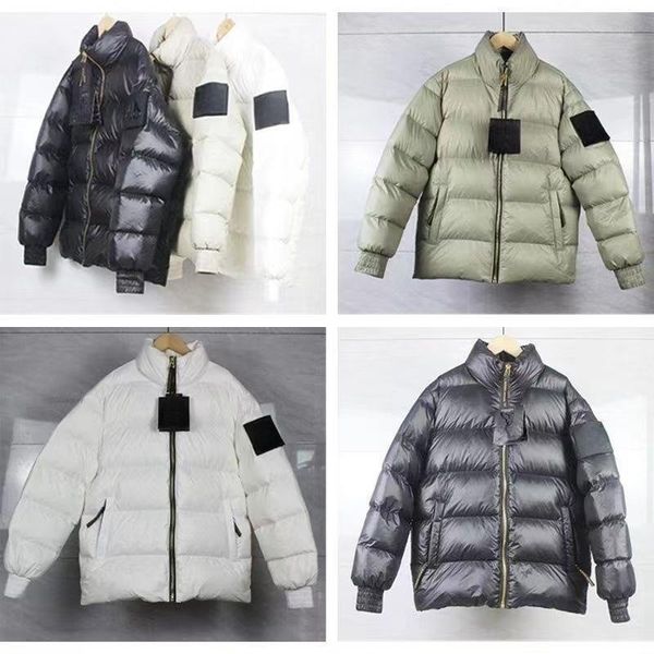 

designer jacket men's puffer jacket high real for winter mens ballistic bomber parka warm outwear coat short winte windproof, Black