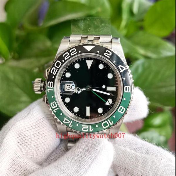

new super version watches left-handed wristwatches eta 2813 movement 126720 black dial 40mm ceramic bezel mechanical automatic men2970, Slivery;brown