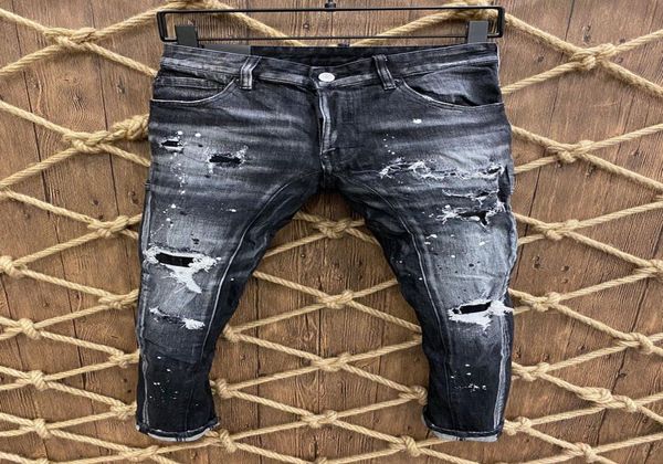 

2021 italian european and american fashion men039s casual jeans highgrade washing pure hand grinding quality optimization l3750152, Blue