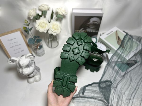 

designer boots fashion classic luxury women's slip on with pouch matte patent leather upside down 0828, Black