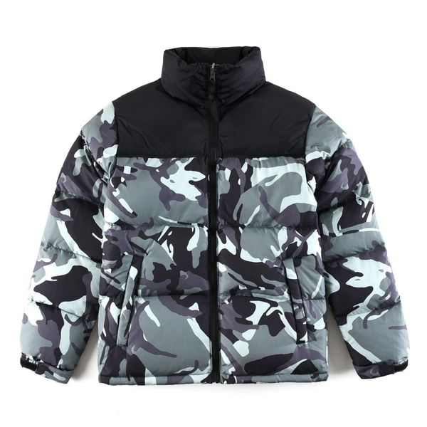 

r white duck down jacket, men's down jacket, winter warm fashionable couple, outdoor windproof women's jacket, camouflage jacket, Black