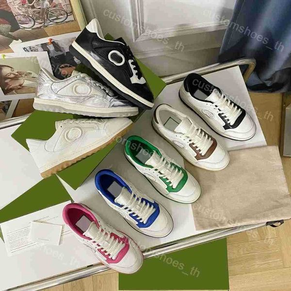 

designer shoes mac80 sneakers men women casual shoes embroidered trainers flat platform sneaker low g trainer luxury shoe lace up rubber, Black