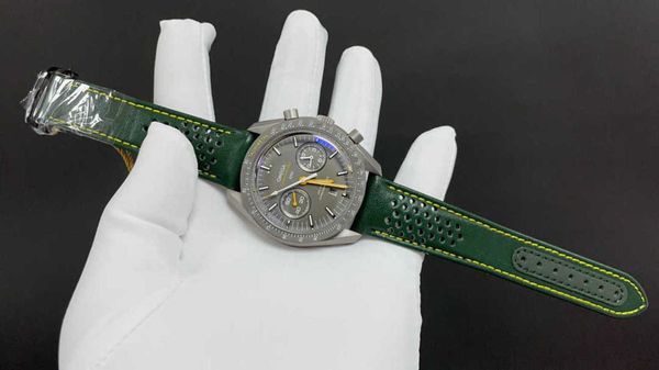 

designer men speedmaster watch omeg speedmaster automatic movement watches 9zbf mechanical chronograph montre omg luxe 42mm 5atm prx uhr wit, Slivery;golden