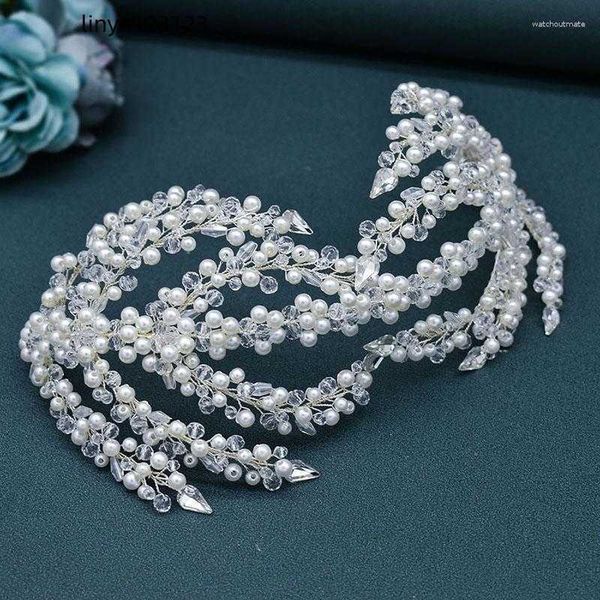 

hair clips silver color bridal tiara headband rhinestone women headpiece wedding accessories bride pageant headdresses, Golden;silver