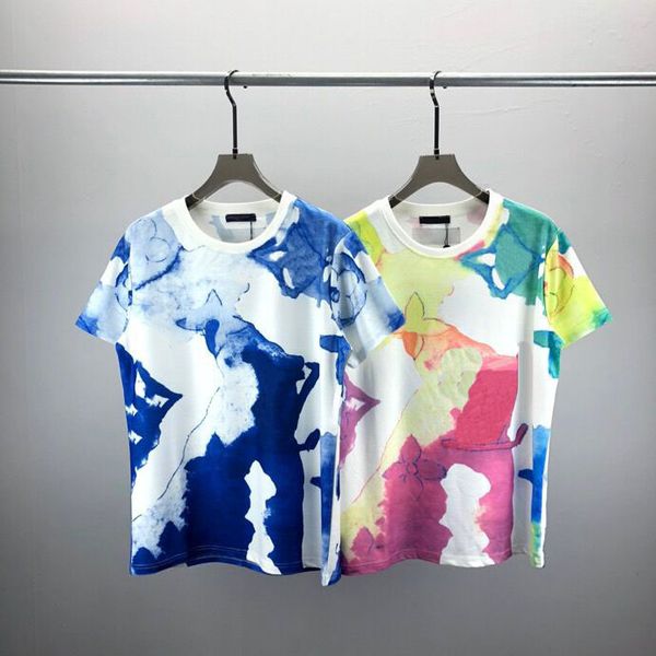 

2023s men's and women's designer t-shirt loose fashion brand summer casual shirt luxury clothing street short sleeve clothing t-sh, Black;brown