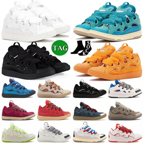 

designer sneakers curb shoes mesh woven lace-up shoes style 90s extraordinary embossed leather trainers mens women sneaker nappa calfskin ru, Black
