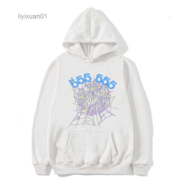 

mens hoodies fashion sweatshirtsweater pullover hip-hop high-quality comfortable long-sleeve spiderspder hoodie men fabric 12 st92, Black