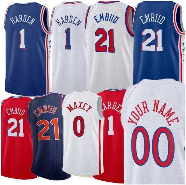 

philadelphia''76ers''custom men women youth furkan korkmaz 30 allen 3 iverso paul reed 44 jaden springer 11 p.j. tucker, Black;red