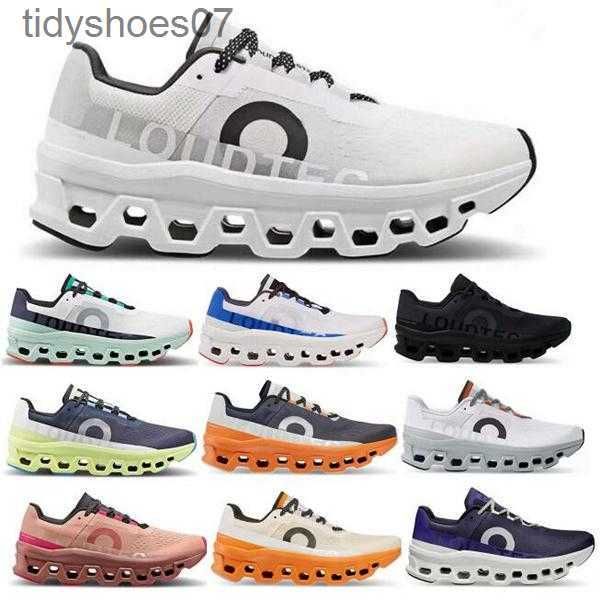 

cloud monster cloudmonster running shoes men women onclouds eclipse turmeric iron hay undyed white creek 2023 trainer sneaker size 36 - 46, Black