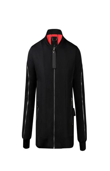 

printed phillip plain winter mens jacke inner cotton thicken warm coats baseball wear embroidery fashion casual zipper man coat bi8055570, Black