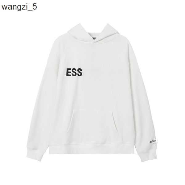 

essentialclothing designer warm hoodie men's pullover essent sweatshirt black white gray male and female couple style casual simple pri