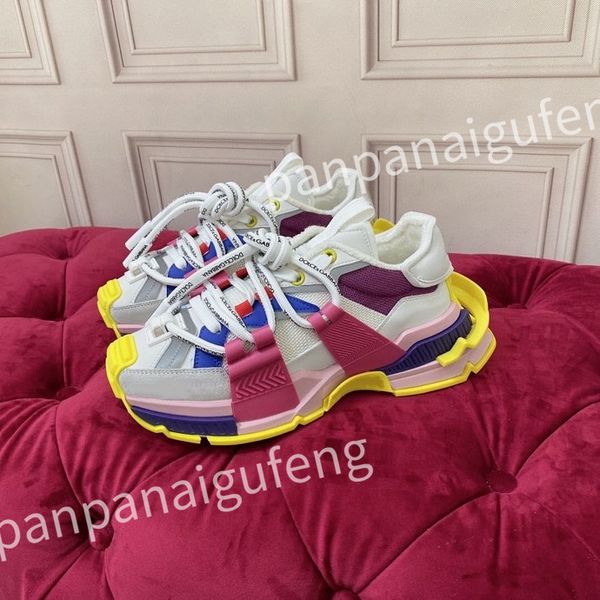 

2023 luxury designer casual white shoes sneakers casual shoes sneakers women's flats platform shoe white black women lace up men size35