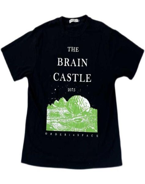

men039s tshirts fla undercover the brain castle2075 short sleeve tshirt asap rocky6589317, White;black