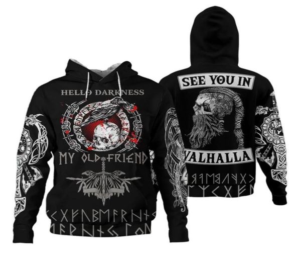 

viking my old friends 3d printed hoodies zipper hoodie women for men halloween pullover christmas sweatshirts cosplay costume 22023731728, Black