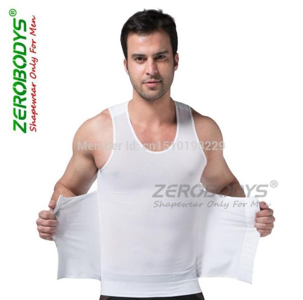 

zerobodys mens corset beam waist slimming body shaper girdle shapewear fat burning bodysuit fitness vest abdomen xl black white5341077, Black;brown