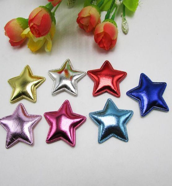 

35cm star patches shiny felt appliques for clothes sewing supplies diy craft ornament scrapbook2924476, Black