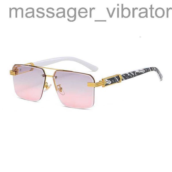 

sunglasses frame trimming square half leg wrapped flower decoration 18k gold trend sunglasses tb56 l0n7, White;black
