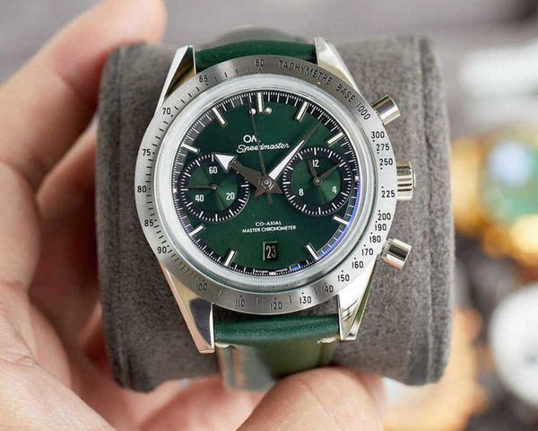

luxury men speedmaster watch omeg speedmaster automatic movement watches 44er mechanical chronograph montre omg luxe 42mm 5atm prx uhr with, Slivery;golden