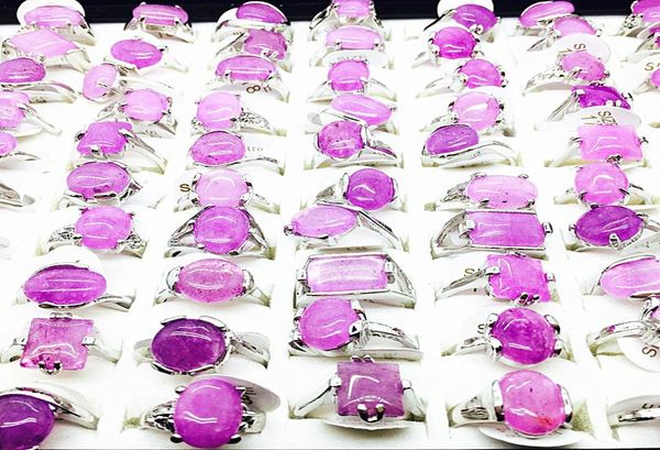 

whole bulk lots 50pcs women039s girl039s purple stone fashion beautiful jewelry rings brand new mix styles3748030, Golden;silver