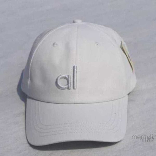 

Fashion Designer Al Yoga Hats Cap For Men And Womens Large Shows Small Face Versatile Baseball Outdoor Trend Sunscreen Hat OWHS, White1 embroidery