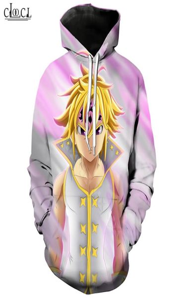

the seven deadly sins hoodie men women 3d print anime meliodas sin of anger harajuku streetwear casual long sleeve pullovers8798899, Black