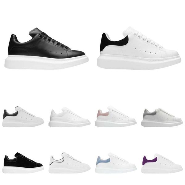 

designer women men oversized sneakers leather shoe lace up men fashion platform white black mens woman luxury velvet suede espadrilles casua