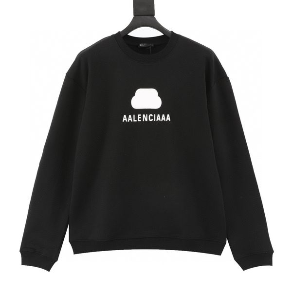 

men's plus size hoodies & sweatshirts letter knitted sweater in autumn / winter acquard knitting machine e custom jnlarged detail crew, Black;brown