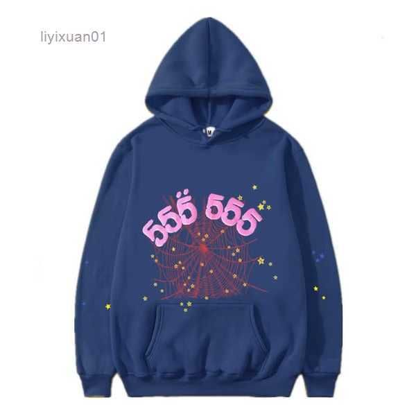 

mens hoodies fashion sweatshirtsweater pullover hip-hop high-quality comfortable long-sleeve spiderspder hoodie men fabric 6 vr8j, Black