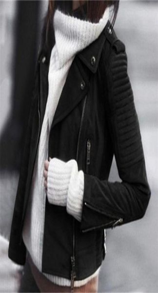 

women039s jackets 2021 winter autumn leather warm women windbreaker zipper fleece hunt clothes vintage retro jacket coat womens4062826, Black;brown