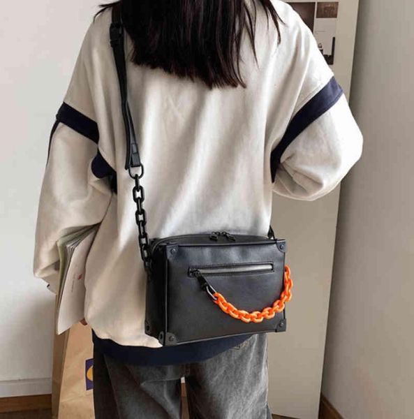 

original brand mini soft trunk bags for women luxury designer square shoulder bag fashion chain small box handbag purse3983210