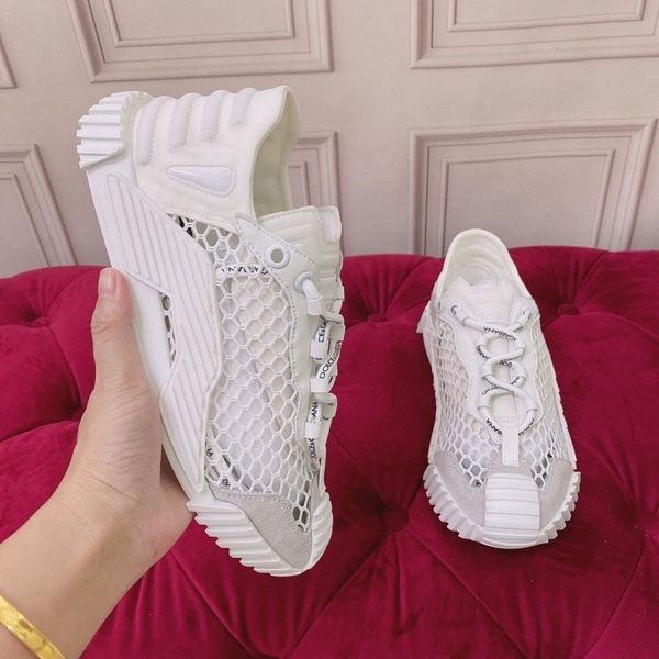 

designer casual white shoes sneakers casual shoes sneakers women's flats platform shoe white women lace up men size35-41, Black