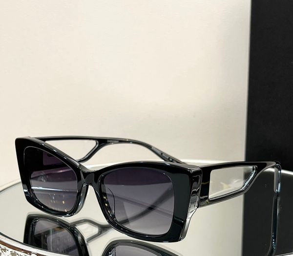 

5430 cat eye sunglasses black grey gradient women sun glasses summer sunnies gafas de sol sonnenbrille uv400 eye wear with box, White;black