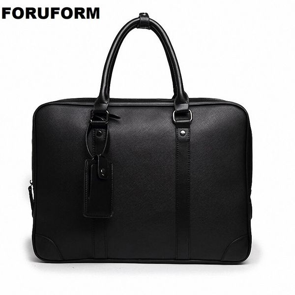 

briefcases simple design man laphandbag soft pu leather fashion man business briefcase messenger bag fashion man handbag 230830