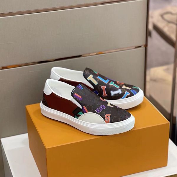 

luxurys designers shoe ollie sneakers black/orange/blue/green suede calf leather skate shoes textile flower printed transparent rubber outso