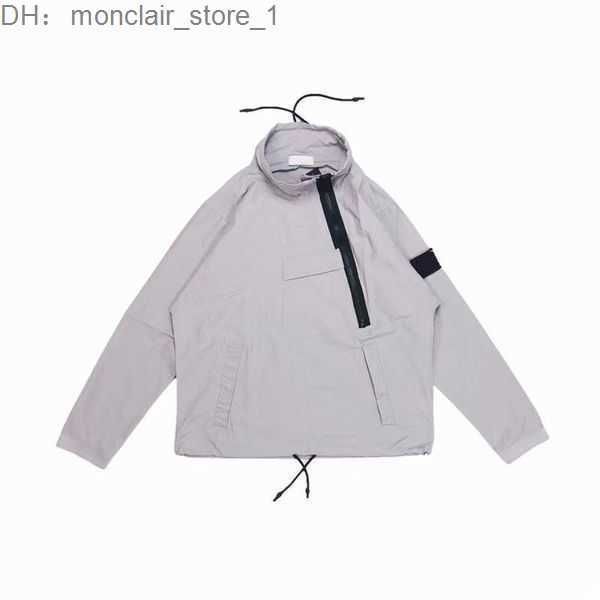 

stones jacket island diagonal zip designer armband fashion pullover tide brand stone jacket 1 euey, Black;brown