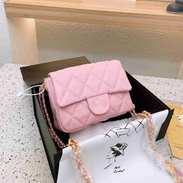 

f/w fashion women classic flap shoulder bag luxury designer leather quilted diamond lattice chain crossbody handbag vintage large capacity s