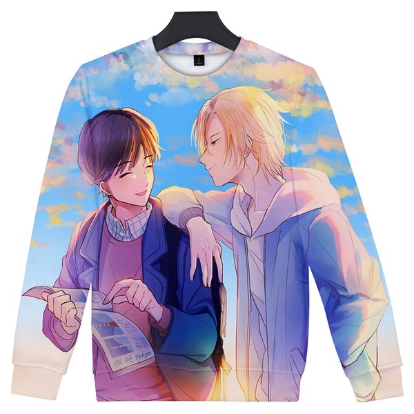 

women / men casual sweatshirt 3d banana fish festival spring / autumn trend sweatshirt men fashion funny sweatshirt, Black