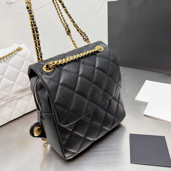 

vinatge classic caviar leather mini tofu backpack bags quilted chain crossbody shoulder calfskin outdoor sacoche fashion trends travel holid