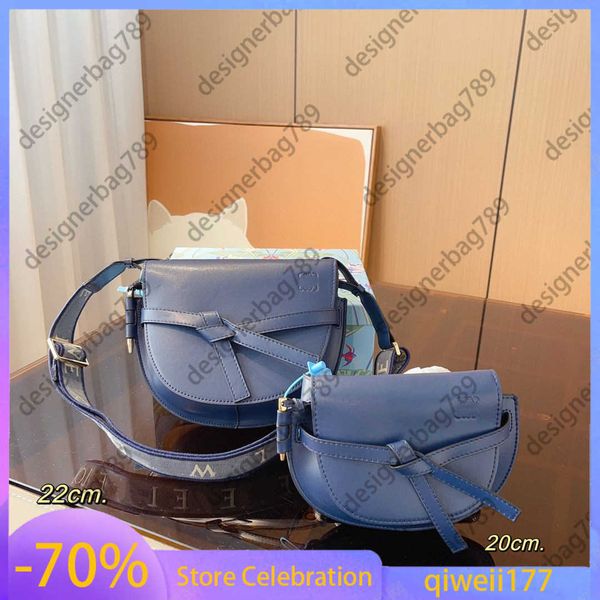 

fashion brand saddles bags shoulder handbag lowe cowhide bow clamshell wallet women's classic embroidery wide shoulder strap high capac