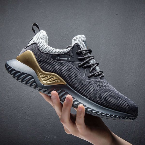 

youth mens sports running shoes anti-skid breathable sneakers grey white beige blacklightweight casual trainers big size 39-46
