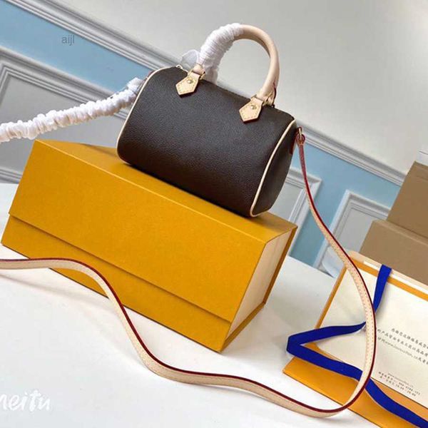 

10a l bag shoulder bags 1 nano speedy 16cm luxury handbag m61252 ml009
