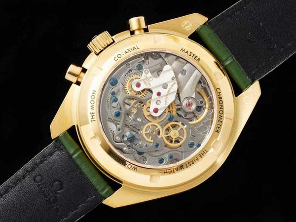 

designer men speedmaster watch omeg speedmaster automatic movement watches uxk4 mechanical chronograph montre omg luxe 42mm 5atm prx uhr wit, Slivery;golden