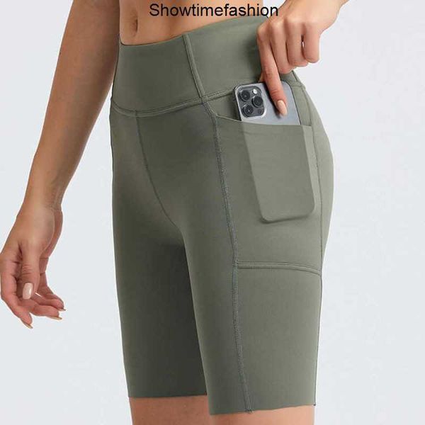 

14 high waist running cycling pants naked sport shorts female fitness leggings yoga short side pockets tights quick dry gym sportswear, White;black